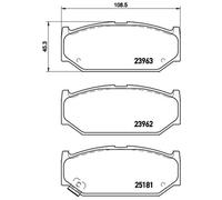 Juego de pastillas de freno delanteras BREMBO P 79 023
