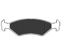 Juego de pastillas de freno delanteras MAPCO 6159