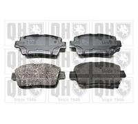 QUINTON HAZELL Juego de 4 pastillas de freno para TOYOTA: Yaris Verso, Celica, Yaris, MR2, Corolla Verso, Prius, Corolla (Ref: BP1227)