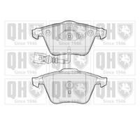 QUINTON HAZELL Juego de 4 pastillas de freno para AUDI: TT, S3 & VOLKSWAGEN: Golf Cabriolet, Golf, Scirocco & SEAT: Leon (Ref: BP1564)