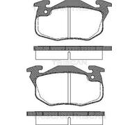 Triscan A/S Juego de 4 pastillas de freno para RENAULT: Express & CITROËN: Saxo (Ref: 8110 28006)