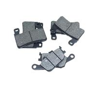 Juego de pastillas de freno delanteras y traseras for CB400S, CB400SB Super Boldor (2005-2020), CB400SA ABS, CB400SAD, paquete E (2014-2020)(Front and Rear)