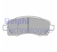 Juego de pastillas de freno DELPHI LP1545, delante