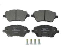 Delphi Juego pastillas de freno LP2474 delanteras – 4 unidades para Ford Fiesta/B‑Max