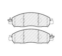 Juego de pastillas de freno FERODO FDB5090, delante