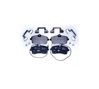 Hella Pastillas de freno 8DB 355 020-671 – Juego 4 para PEUGEOT 407, 18.7 mm contacto aviso desgaste