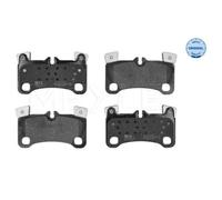 MEYLE Juego de 4 pastillas de freno para PORSCHE: Cayenne & AUDI: Q7 & VOLKSWAGEN: Touareg (Ref: 025 242 9616)