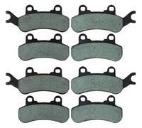 Juego de Pastillas De Freno Motos Para CAN AM Defender Max 2017 Maverick X3 17-18 Trial 800 1000 2018 Traxter T HD5 HD8 HD10 18-19 Pastillas De Freno Delanteras Y Traseras(Delantero y trasero)