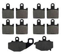 Juego de Pastillas De Freno Motos Para KAWASAKI Ninja ZX6R ZX600R Energy ZX600P ZX600 ZX 600 RP 2007 2008 2009 2010 2011 2012 Pastillas De Freno Delanteras Y Traseras(Delantero y trasero)