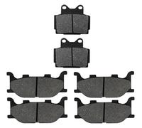 Juego de Pastillas De Freno Motos Para Yamaha XJ600S Per Diversion XJ600N XJ600 XJ 600 SN 600S 600N 1998 1999 2000 2001 2002 2003 Pastillas De Freno Delanteras Y Traseras(Delantero y trasero)