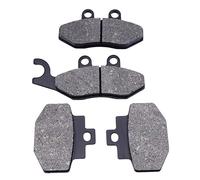 Juego de pastillas de freno semimetálicas delanteras y traseras for motocicleta PIAGGIO MP3 500 LT Business ABS y MP3 500 LT Sport ABS (2014-2018).(Front and Rear)