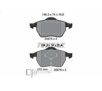 Juego de pastillas de freno TEXTAR 2067602 para AUDI A6 C4 (4A2) 2 1994-1997
