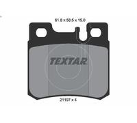 Juego de pastillas de freno TEXTAR 2119701 MERCEDES-BENZ SL (R129) 3 1989-1993