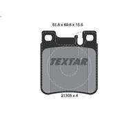 Juego de pastillas de freno TEXTAR 2130501 CHRYSLER CROSSFIRE 3.2 2004-2007