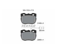 Juego de pastillas de freno TEXTAR 2145905, delante