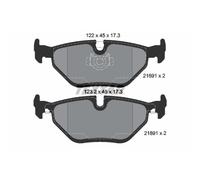 Juego de pastillas de freno TEXTAR 2169103, atrás