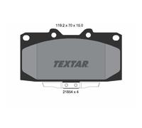 Pastillas de freno 2185401 TEXTAR para NISSAN SUBARU