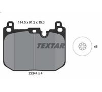 Juego de pastillas de freno TEXTAR 2234401 para BMW X1 (F48) 2 2015-2021