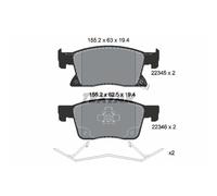 TEXTAR 2234501 Juego de pastillas de freno