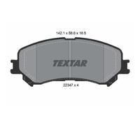 Juego de pastillas de freno TEXTAR 2234701, delante