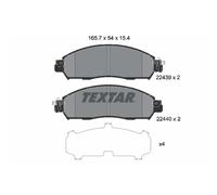 Juego de pastillas de freno TEXTAR 2243903, delante