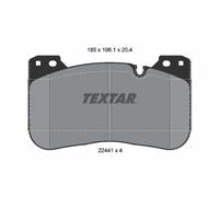 Juego de pastillas de freno TEXTAR 2244101, delante