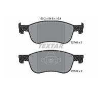 Juego de pastillas de freno TEXTAR 2274801, delante