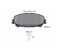 Juego de pastillas de freno TEXTAR 2280301, delante