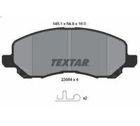 Juego de pastillas de freno TEXTAR 2358403 para DODGE AVENGER 2 2007-2011