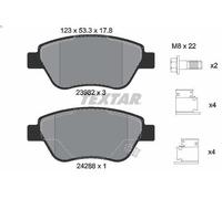 Juego de pastillas de freno TEXTAR 2398202 para OPEL ADAM (M13) 1 2014-2018