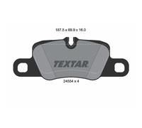 TEXTAR 2455402 Juego de pastillas de freno para PORSCHE PANAMERA 911 (991)