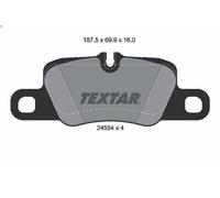 Juego de pastillas de freno TEXTAR 2455402 para PORSCHE 911 (991) 3.4 2011-2019