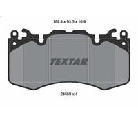 Juego de pastillas de freno TEXTAR 2465901 para RANGE ROVER IV (L405) 3 2015-