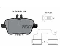 Juego de pastillas de freno TEXTAR 2484803 para CLASE A (W176) 2 2014-2018