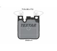 Juego de pastillas de freno TEXTAR 2502902 para BMW 1 (F20) 2 2012-2017