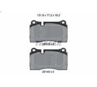 Juego de pastillas de freno TEXTAR 2514501 para SEAT LEON (5F1) 2 2015-2020