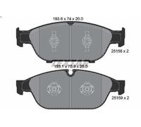 Juego de pastillas de freno TEXTAR 2515802 AUDI A6 C7 (4G2, 4GC) 2 2011-2013