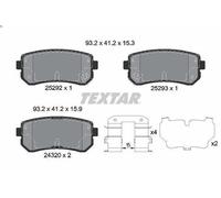 Juego de pastillas de freno TEXTAR 2529201 para HYUNDAI ix35 Van 2 2009-2015