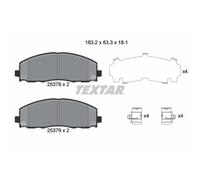 Juego de pastillas de freno TEXTAR 2537801, delante