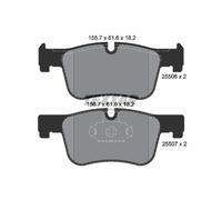 Juego de pastillas de freno TEXTAR 2550601, delante