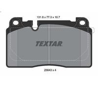 Juego de pastillas de freno TEXTAR 2564305 para AUDI Q5 (8RB) 2 2008-2012