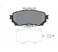 Juego de pastillas de freno TEXTAR 2572501 MAZDA 6 Sedán (GJ, GL) 2 2012-2018