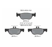 Pastillas de freno 2617401 TEXTAR para MAZDA 3 Hatchback 3 Sedán CX-30 MX-30