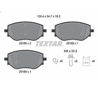 Juego de pastillas de freno TEXTAR 2618801 para RENAULT TALIANT 1 2021-
