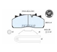 Pastillas de freno 2931302 TEXTAR para MITSUBISHI LANCIA TOYOTA OPEL NISSAN FIAT