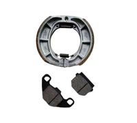 Juego de pastillas de freno traseras compatibles con Haojue AN125 AN 125 Lindy 125 UM125 HS125T UZ UM 125 Cc(Full set)