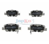 Pastillas de freno Eje trasero 51220 JAPKO para TOYOTA AURIS COROLLA Sedán