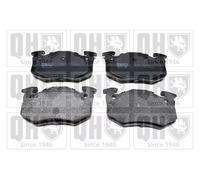 QUINTON HAZELL Juego de 4 pastillas de freno para PEUGEOT: 106, 205, 206, 309, 306 & RENAULT: R19, Mégane Classic, Clio, Mégane, R11, R5 (Ref: BP454)