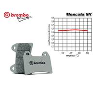 JUEGO DE PASTILLAS DE FRENO TRASERO BREMBO PARA KTM SUPERMOTO T 990 2009 EN