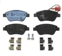 Juego de pastillas de freno TRW GDB1654 FIAT PANDA (169_) 1.3 2010-2013